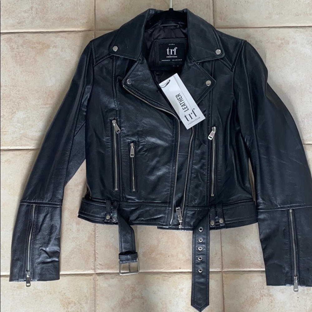 100% Real Leather ZARA jacket
